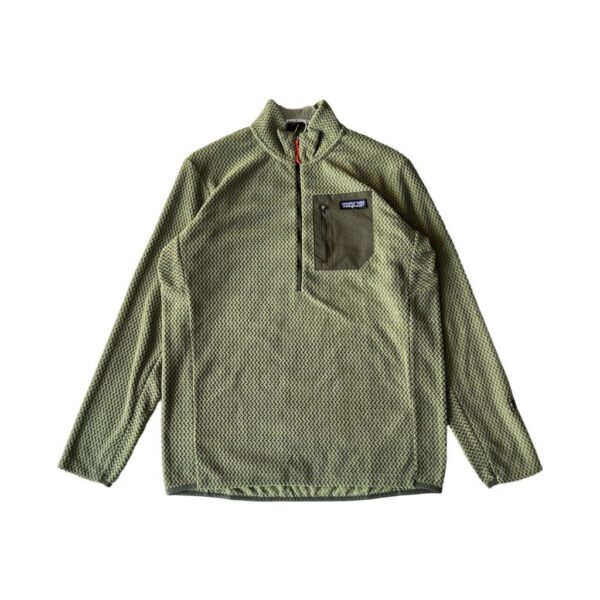 Patagonia Olive Half Zip Waffle Fleece Pullover OKZY20261205