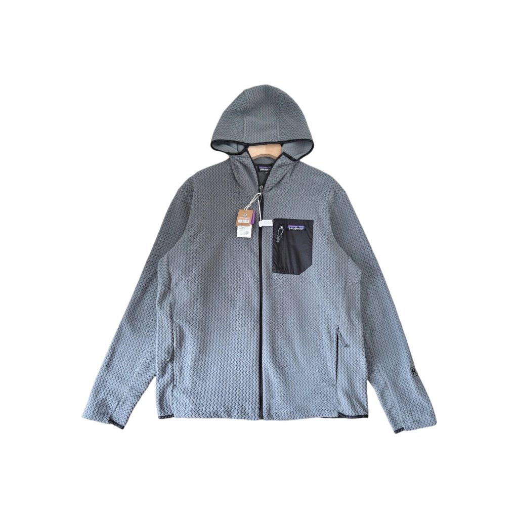 Patagonia Grey Waffle Full Zip Hoodie OKZY20261209