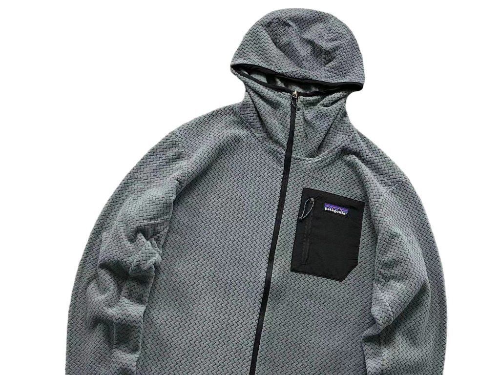 Patagonia Grey Waffle Full Zip Hoodie OKZY20261209