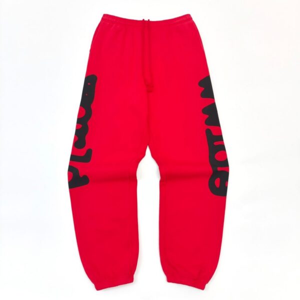 Sp5der Red Side Logo Sweatpants OKZY2026120