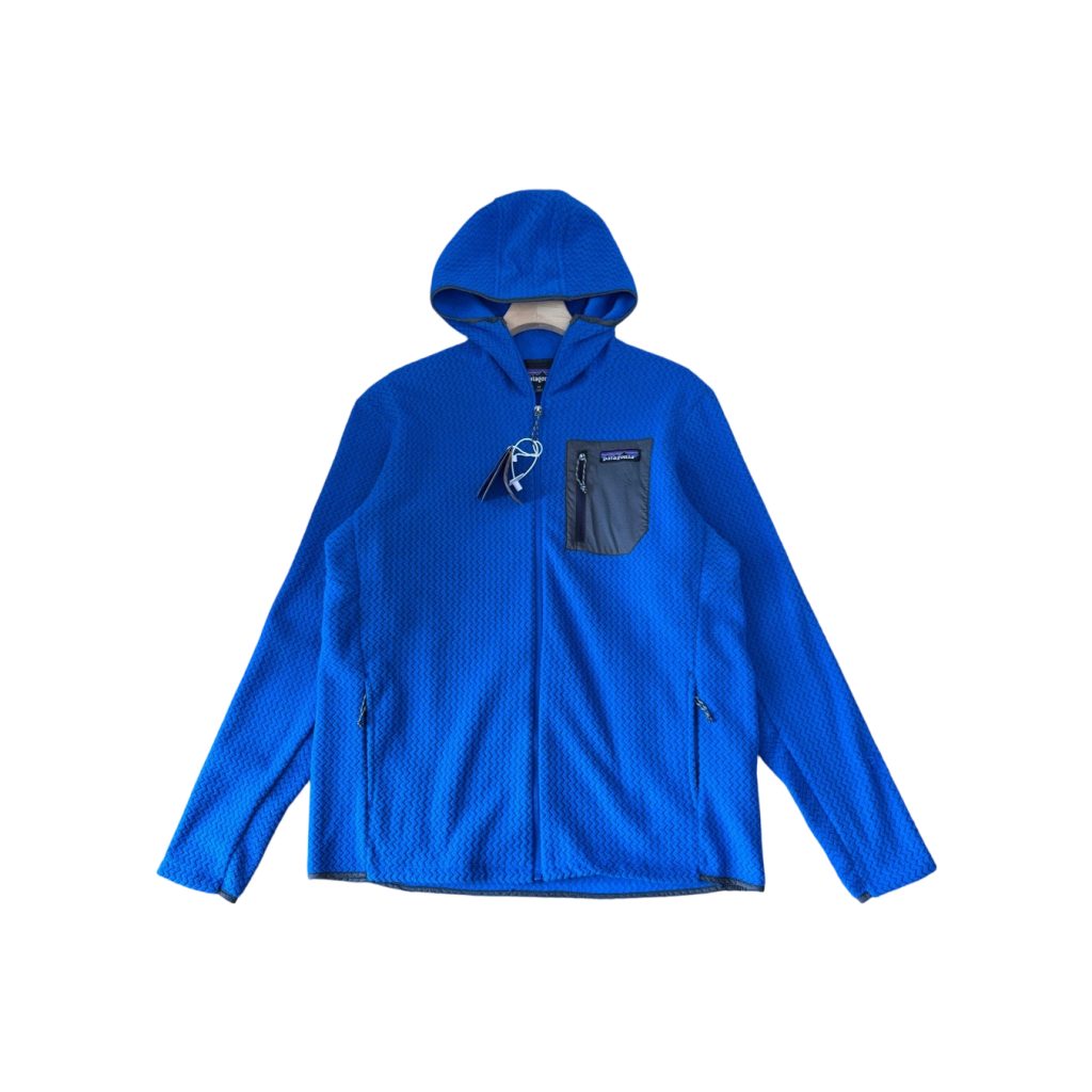 Patagonia Blue Waffle Full Zip Hoodie OKZY20261212