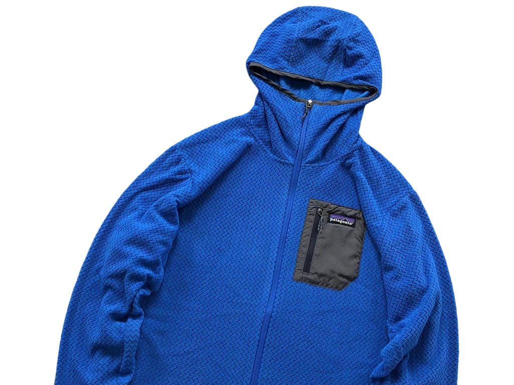 Patagonia Blue Waffle Full Zip Hoodie OKZY20261212
