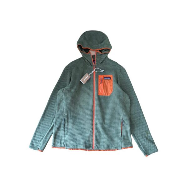 Patagonia Olive Waffle Full Zip Hoodie OKZY20261213