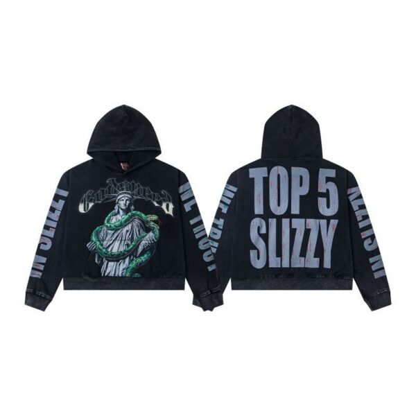 Godspeed Black Statue Of Liberty Snake Hoodie OKZY20261245
