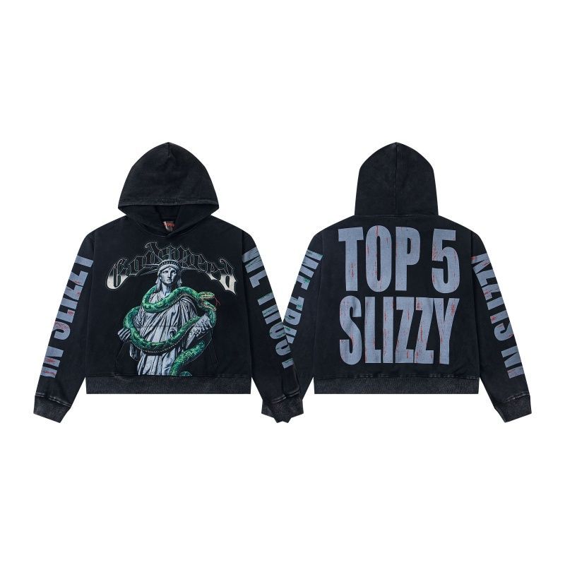 Godspeed Black Statue Of Liberty Snake Hoodie OKZY20261245