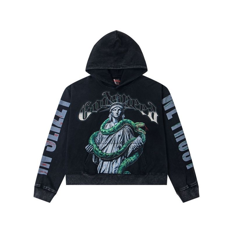 Godspeed Black Statue Of Liberty Snake Hoodie OKZY20261245