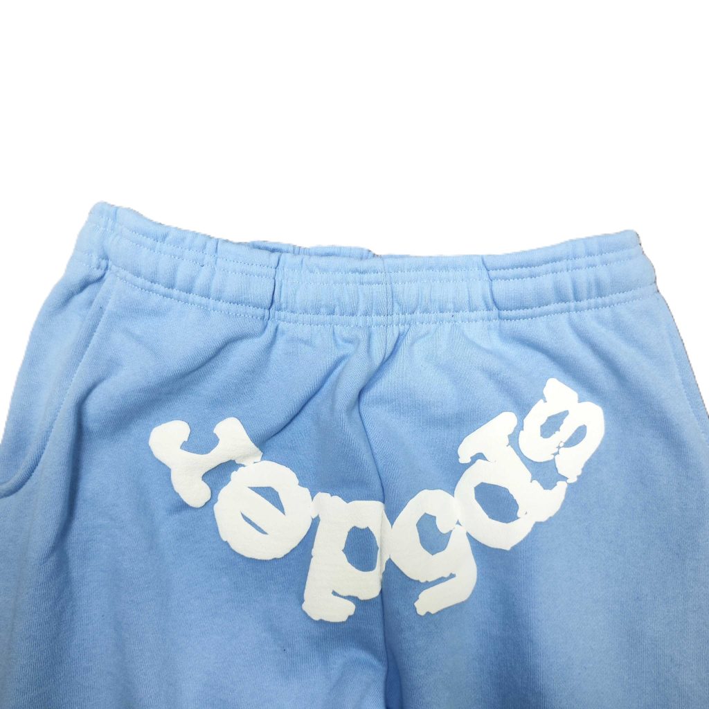 Sp5der Light Blue Logo Sweatpants OKZY2026124