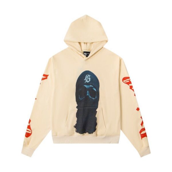 Godspeed Cream Ski Mask Graphic Hoodie OKZY20261251
