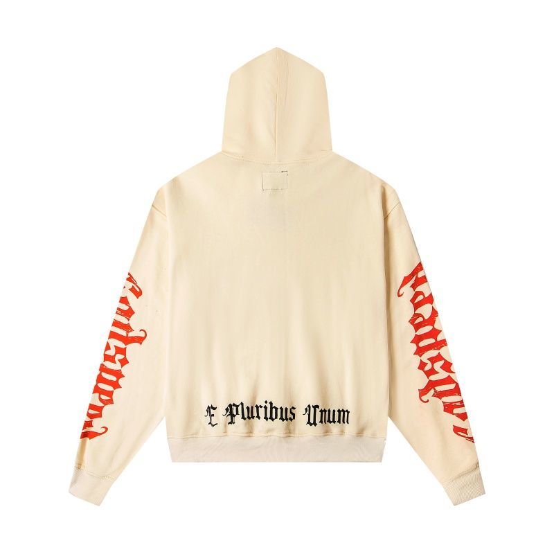 Godspeed Cream Ski Mask Graphic Hoodie OKZY20261251