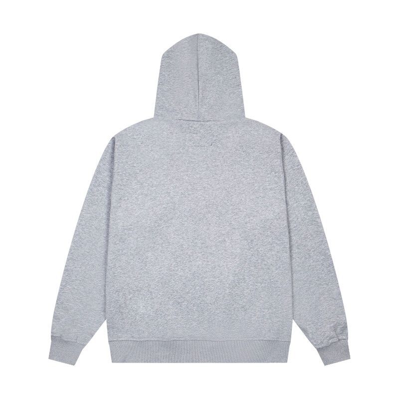 Godspeed Grey Rivet Bat Zip Up Hoodie OKZY20261262