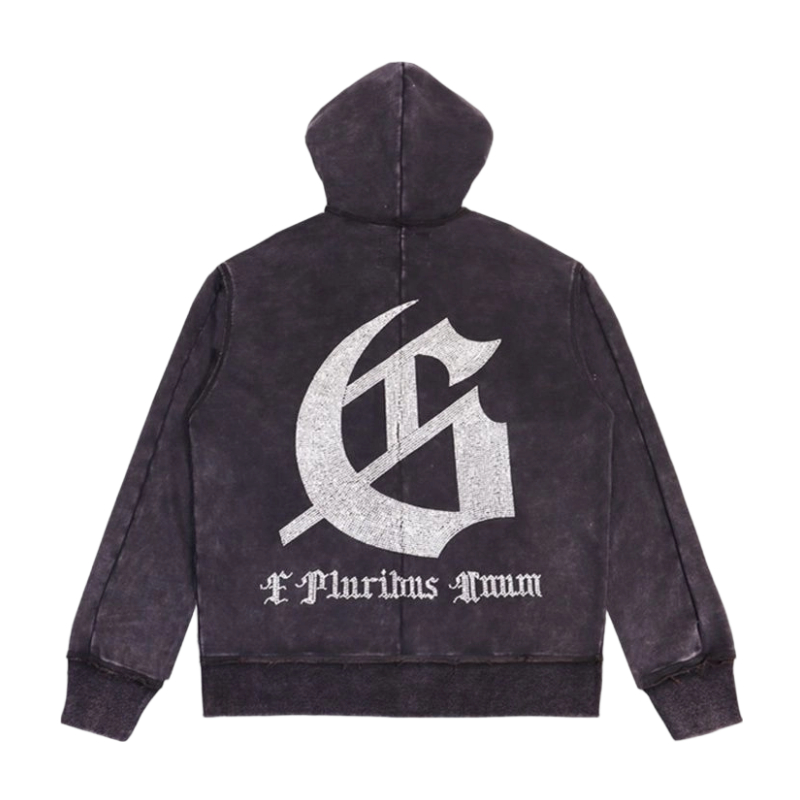 Godspeed Black Washed Zip Up Hoodie OKZY20261242