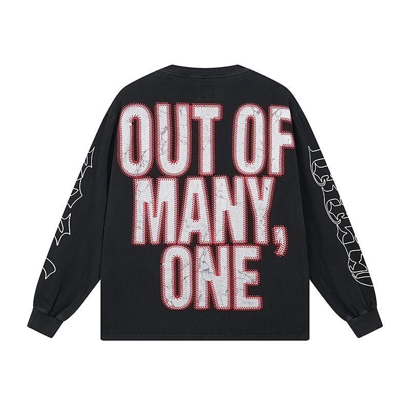 Godspeed Black Skeleton Baseball Pitcher Long Sleeve Tee OKZY20261267