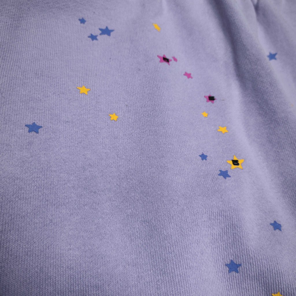 Sp5der Worldwide Lavender Graphic Sweatpants OKZY2026127