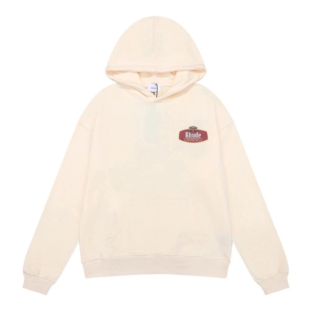 Rhude Cream Motorsport Monaco Grand Prix Hoodie OKZY20261282