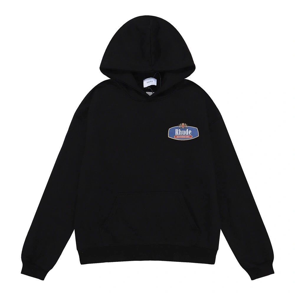 Rhude Black Motorsport Monaco Grand Prix Hoodie OKZY20261283