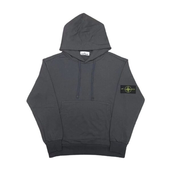Stone Island Dark Grey Classic Patch Hoodie OKZY20261316