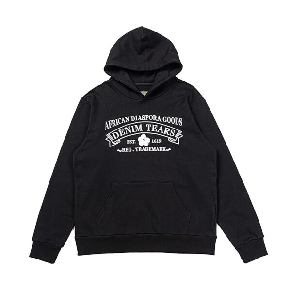 Denim Tears Black African Diaspora Goods Logo Hoodie OKZY20261331