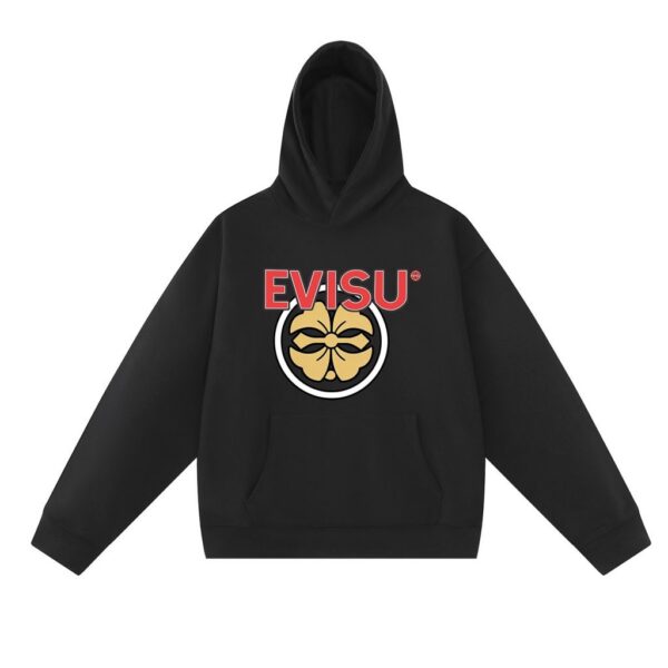 Evisu White Front Small Logo Hoodie OKZY20261347