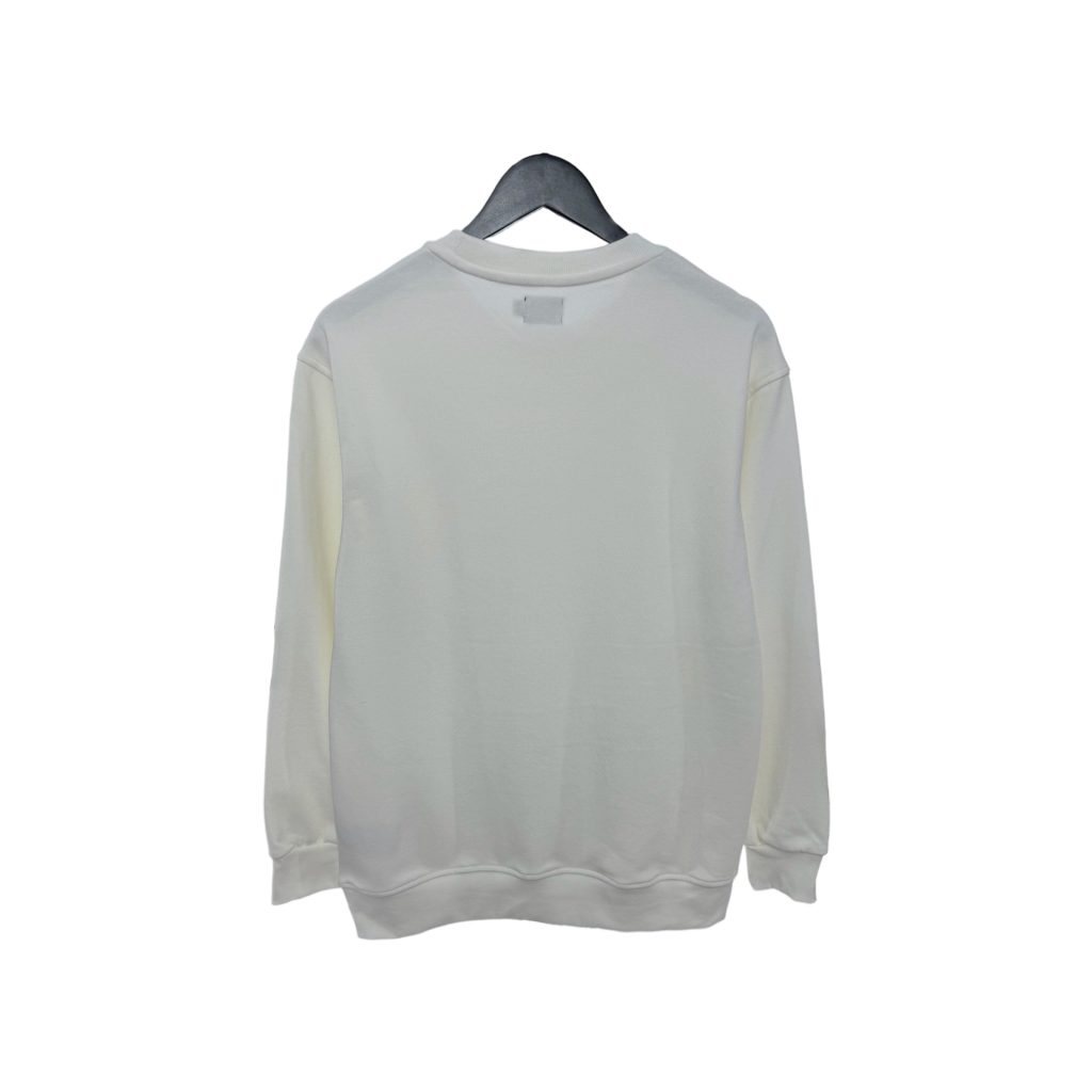 Evisu White Double Layer Logo Crewneck Sweatshirt OKZY20261373