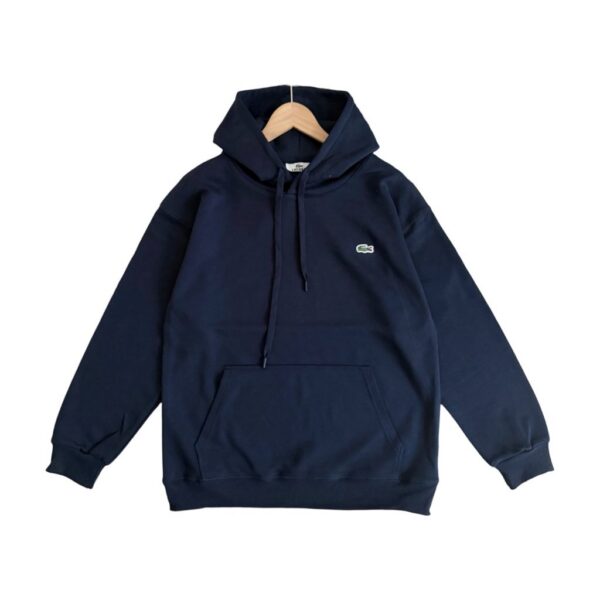 Lacoste Navy Small Croc Logo Hoodie OKZY20261377