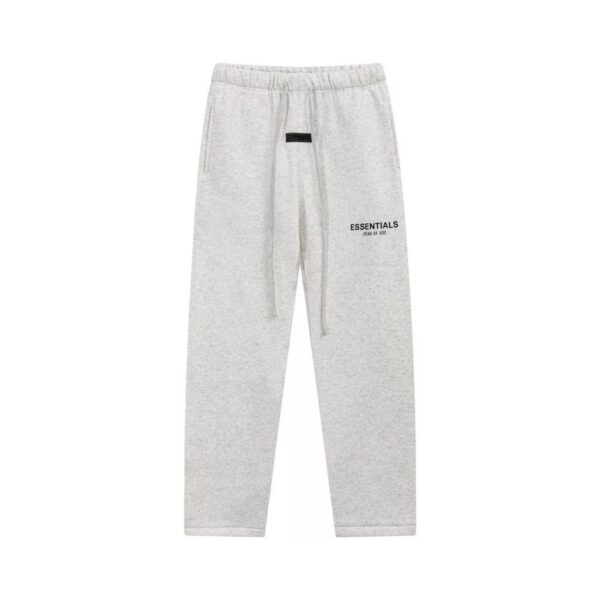 Essentials Light Heather Grey Straight Sweatpants OKZY2026137