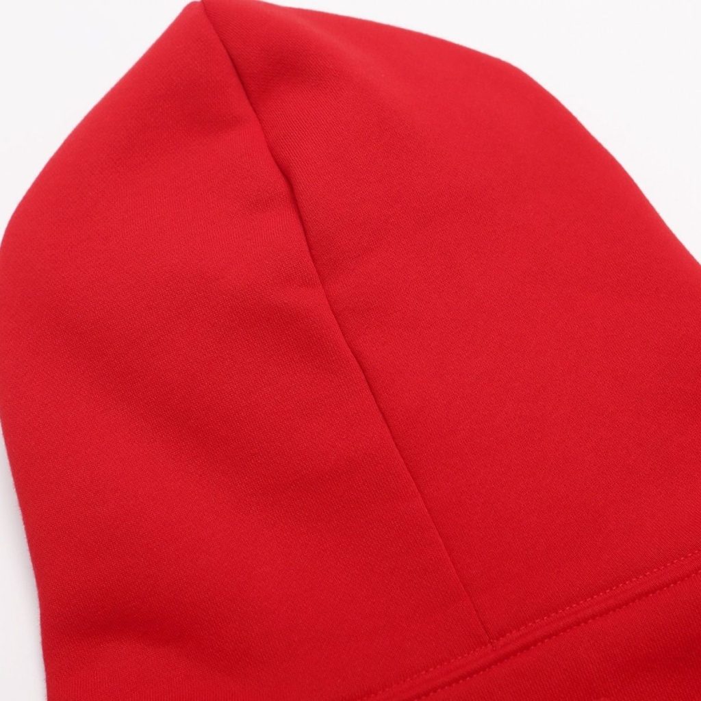 Cav Empt Red Black Panel Phone Graphic Hoodie OKZY20261399