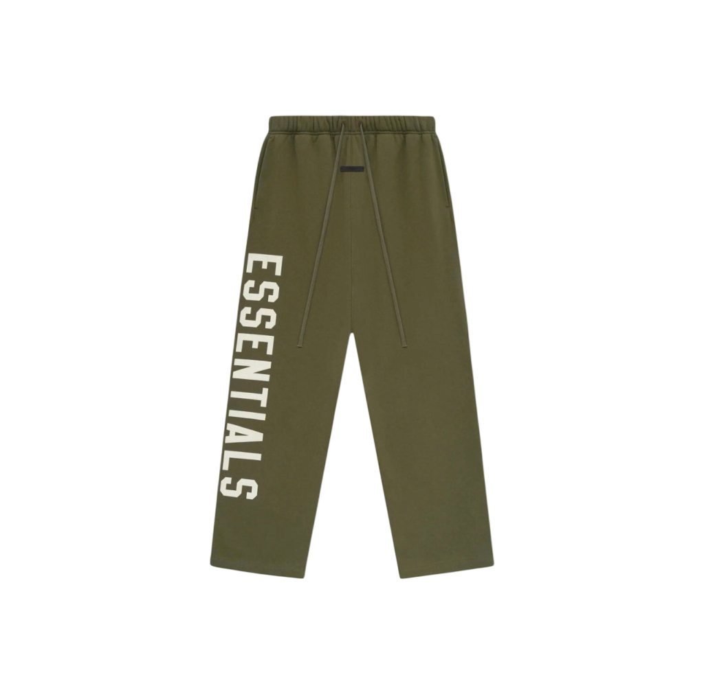Essentials Olive Side Logo Sweatpants OKZY2026139