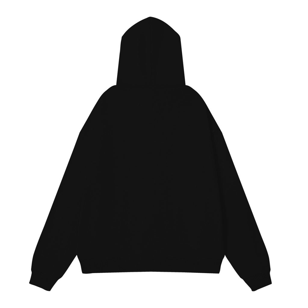 Purple Brand Abstract Art Hoodie Black OKZY20261421