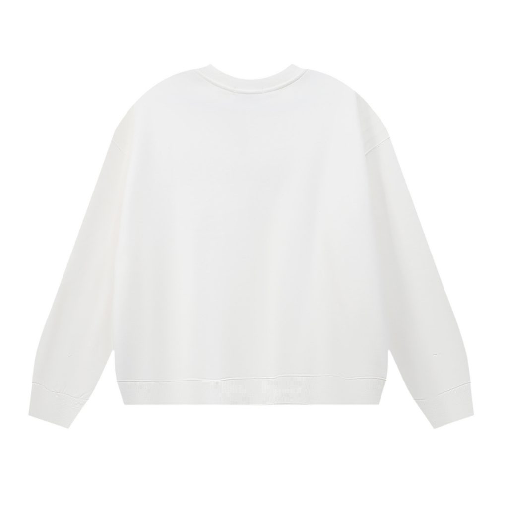 Purple Brand Gothic Logo Crewneck Sweatshirt Off White OKZY20261424