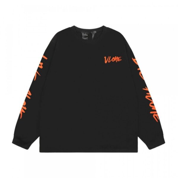 VLONE Graffiti Sleeve Long Sleeve Tee Black OKZY20261455