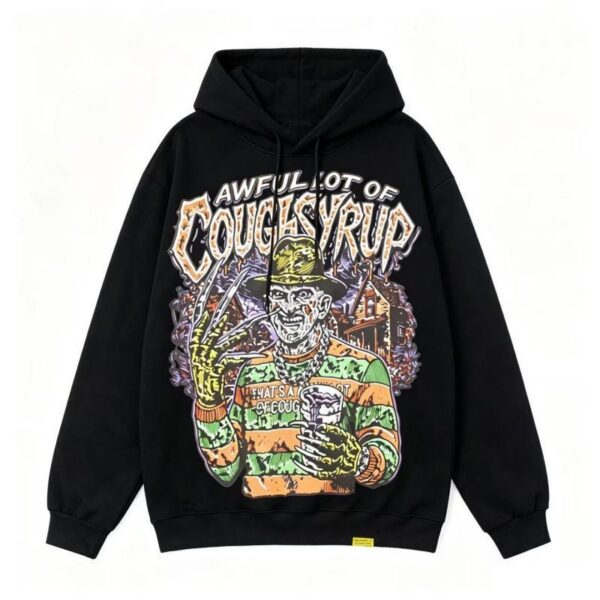 Cough Syrup Freddy Krueger Hoodie Black OKZY20261456