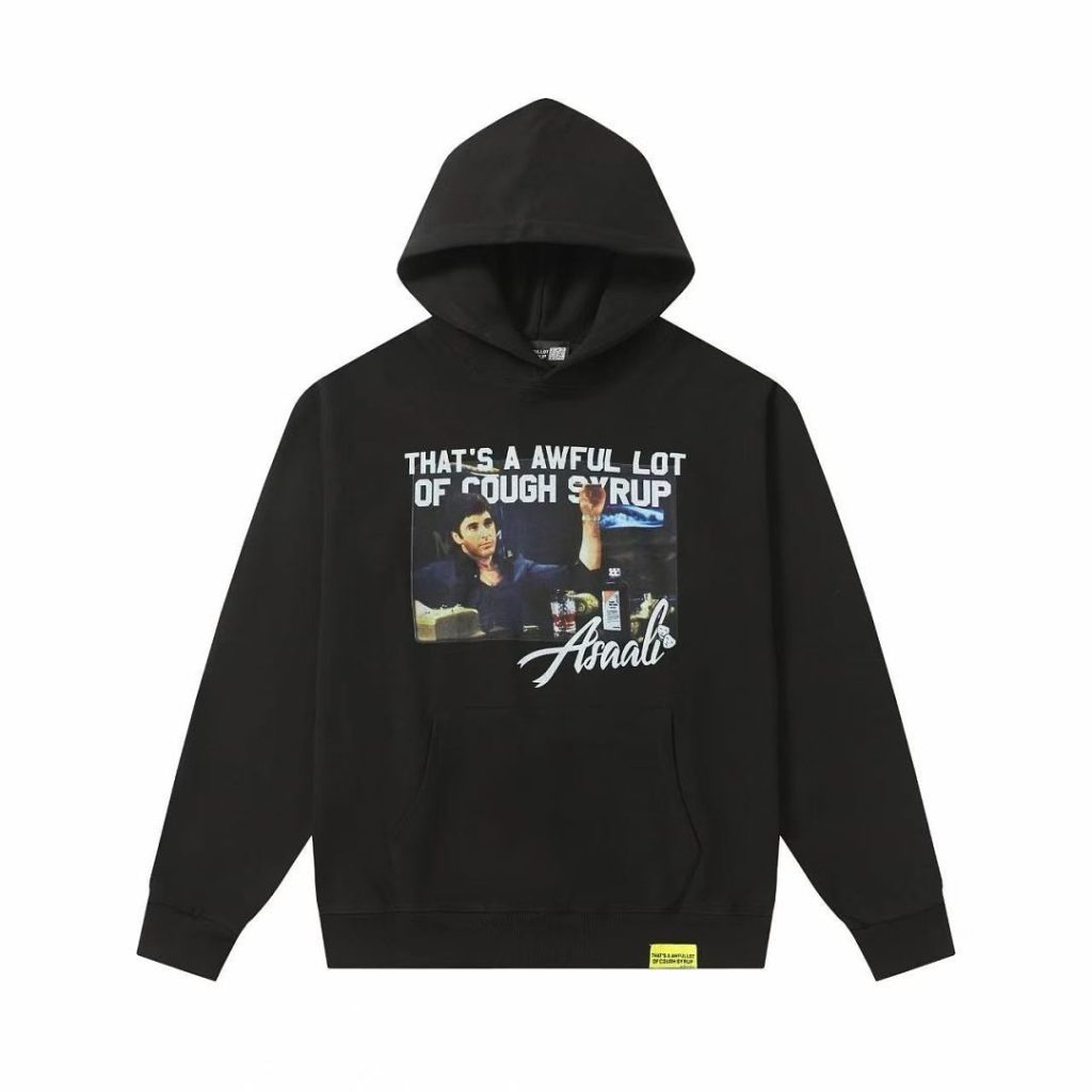 Cough Syrup Arnold Photo Hoodie Black OKZY20261467