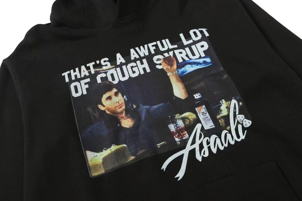 Cough Syrup Arnold Photo Hoodie Black OKZY20261467
