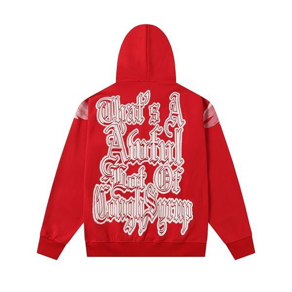 Cough Syrup Angel Portrait Hoodie Red OKZY20261468