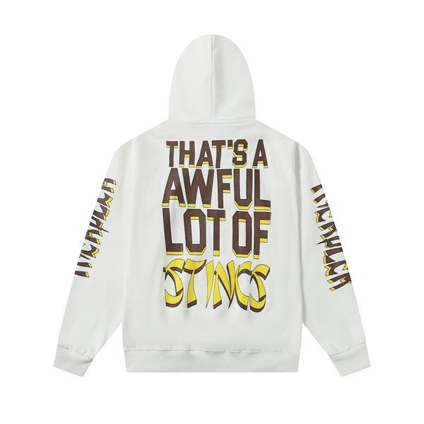 Cough Syrup Cartoon Buddha Hoodie White OKZY20261469