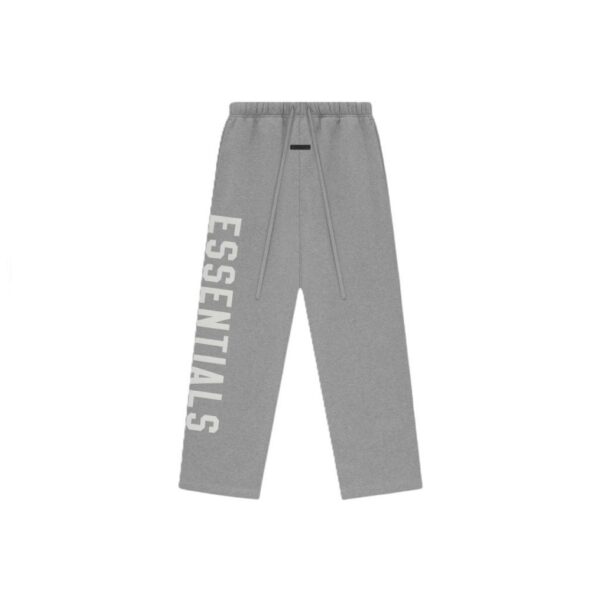 Essentials Grey Side Logo Wide Sweatpants OKZY2026146