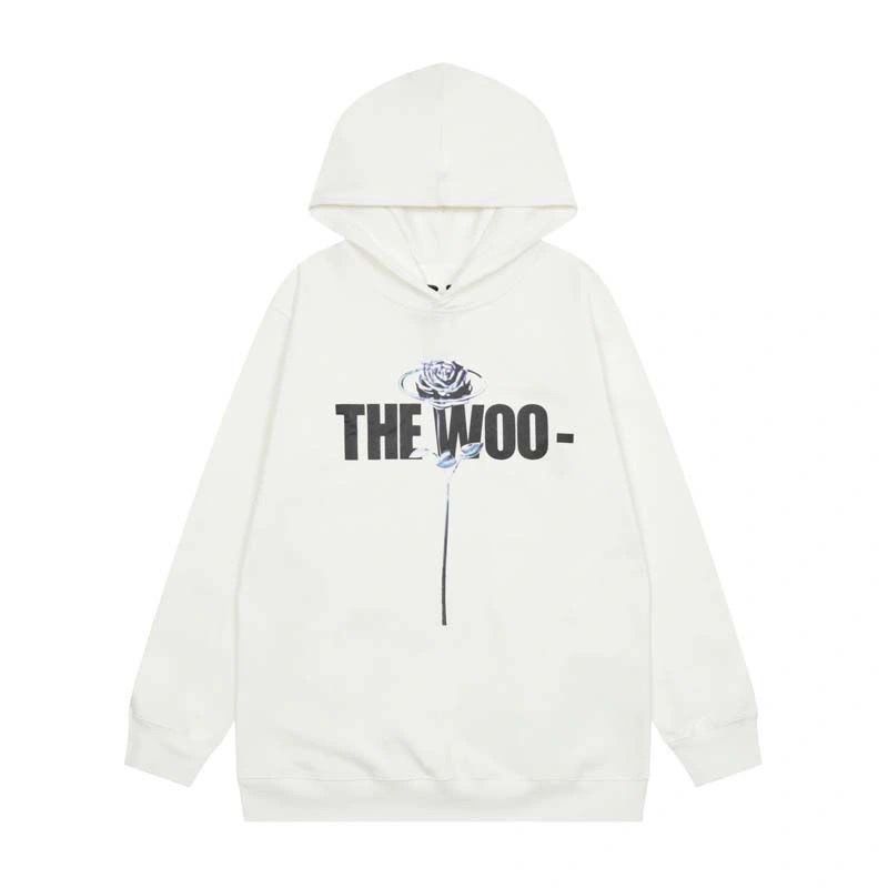 VLONE The Woo Rose V Hoodie Off White OKZY20261472