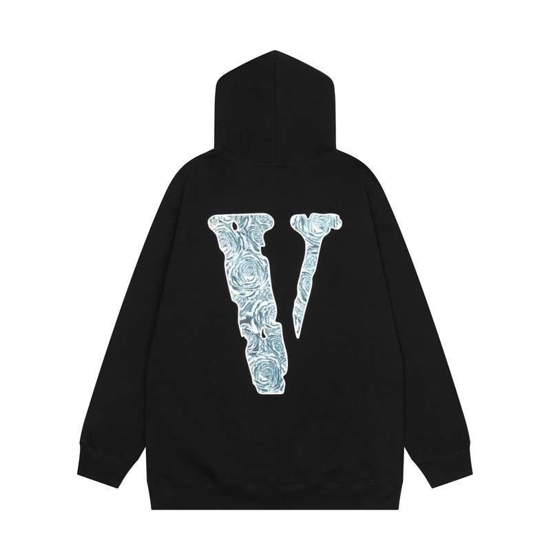 VLONE The Woo Rose V Hoodie Black OKZY20261473