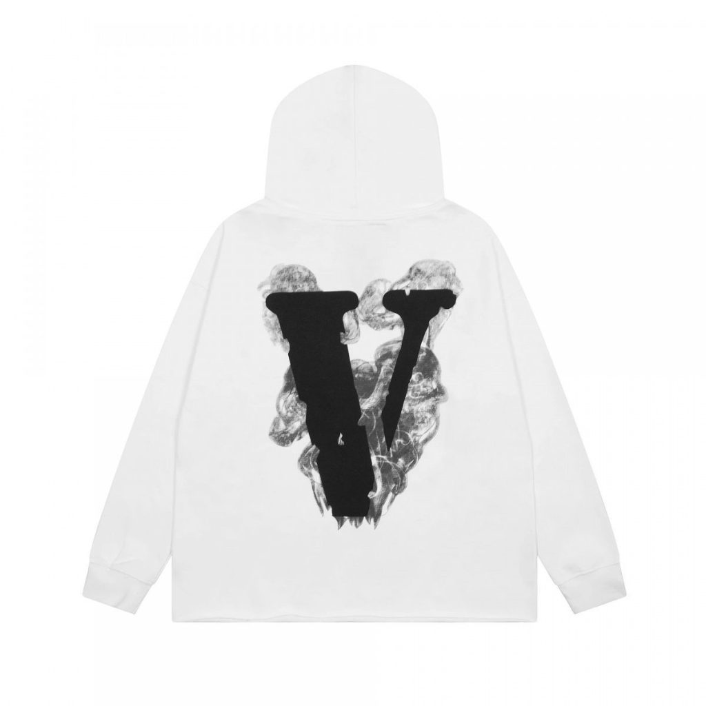 VLONE Smoke Angel V Hoodie White OKZY20261474