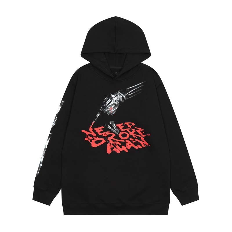 VLONE Skeleton Never Broke Again Hoodie Black OKZY20261475