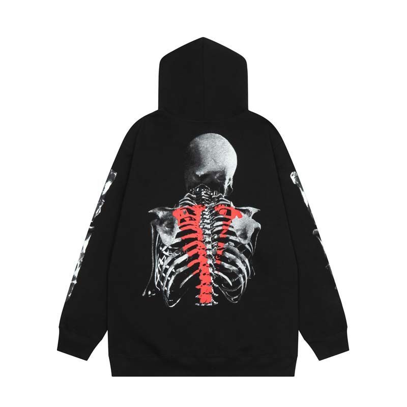 VLONE Skeleton Never Broke Again Hoodie Black OKZY20261475