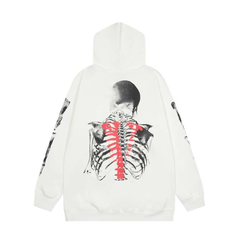 VLONE Skeleton Never Broke Again Hoodie Off White OKZY20261476
