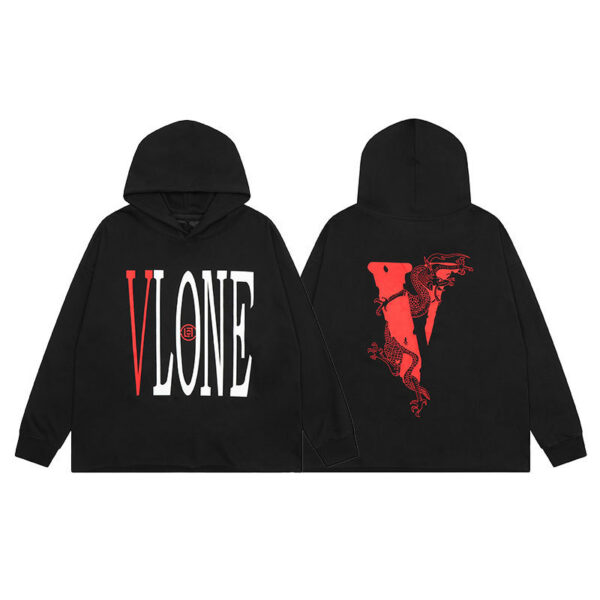 VLONE Dragon Logo V Hoodie Black OKZY20261477