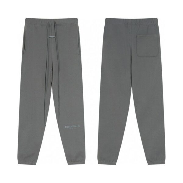 Essentials Gray Front Logo Sweatpants OKZY2026147