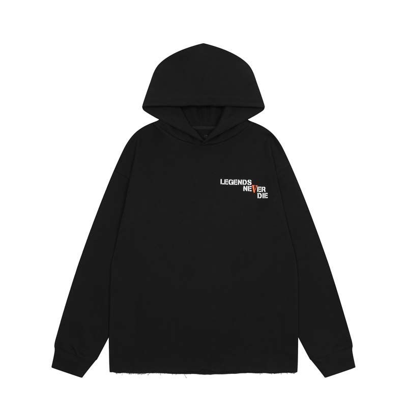 VLONE Legends Never Die Butterfly V Hoodie Black OKZY20261480