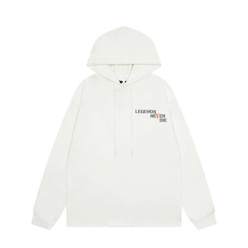 VLONE Legends Never Die Butterfly V Hoodie White OKZY20261481
