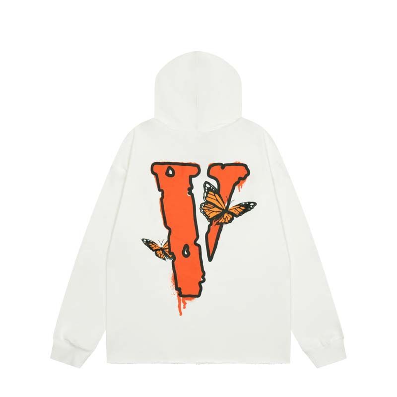 VLONE Legends Never Die Butterfly V Hoodie White OKZY20261481