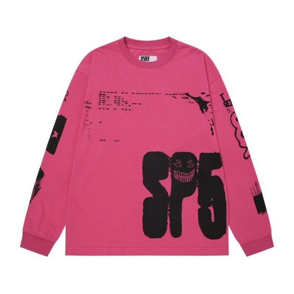 Sp5der Graphic Long Sleeve T-Shirt OKZY20261486