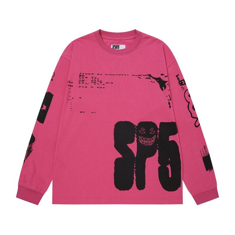 Sp5der Graphic Long Sleeve T-Shirt OKZY20261486