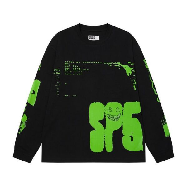 Sp5der Graphic Long Sleeve T-Shirt OKZY20261487